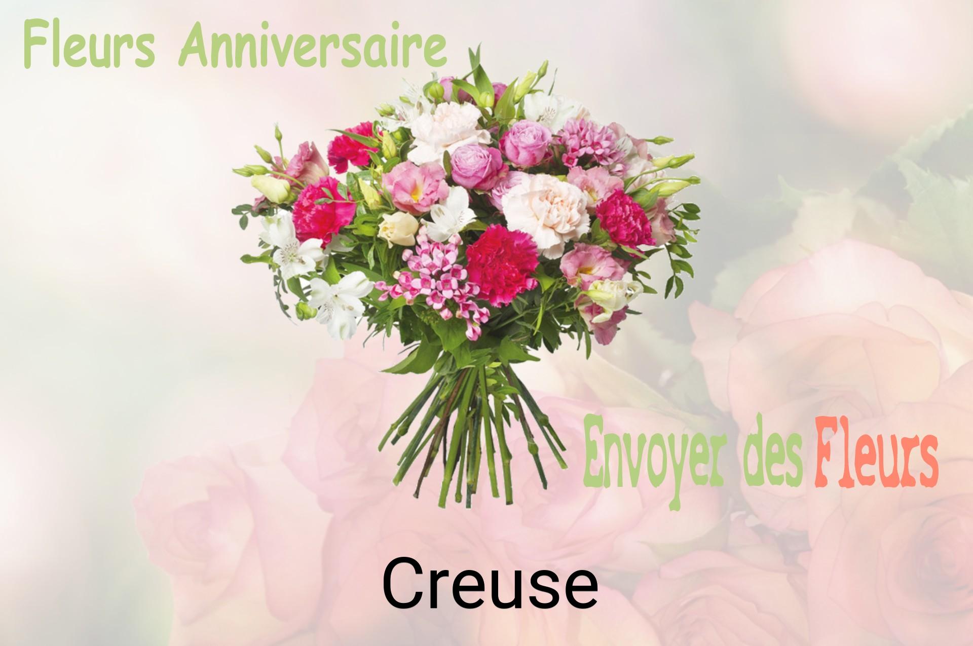 Bouquet de fleurs d’anniversaire livré à Creuse
