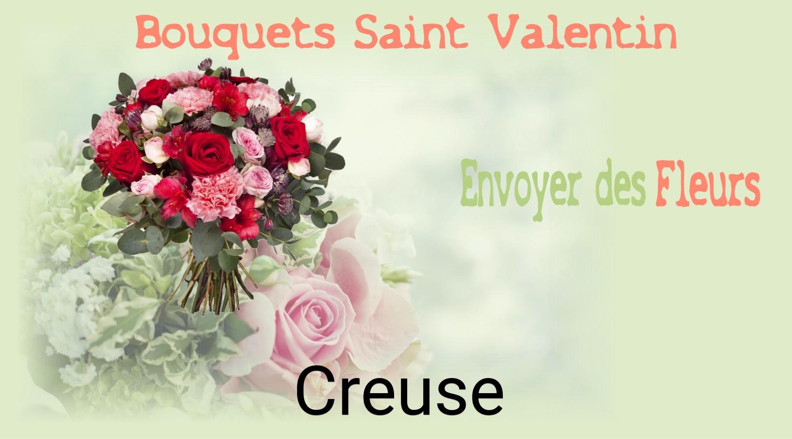 Roses de Saint-Valentin livrées à Creuse